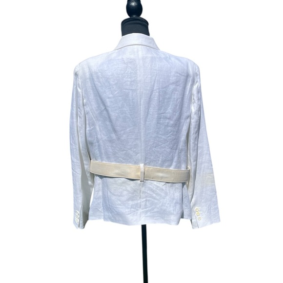 Women’s Ivory Blazer with Belt Buy, Worthington size 16 - Picture 3 of 5